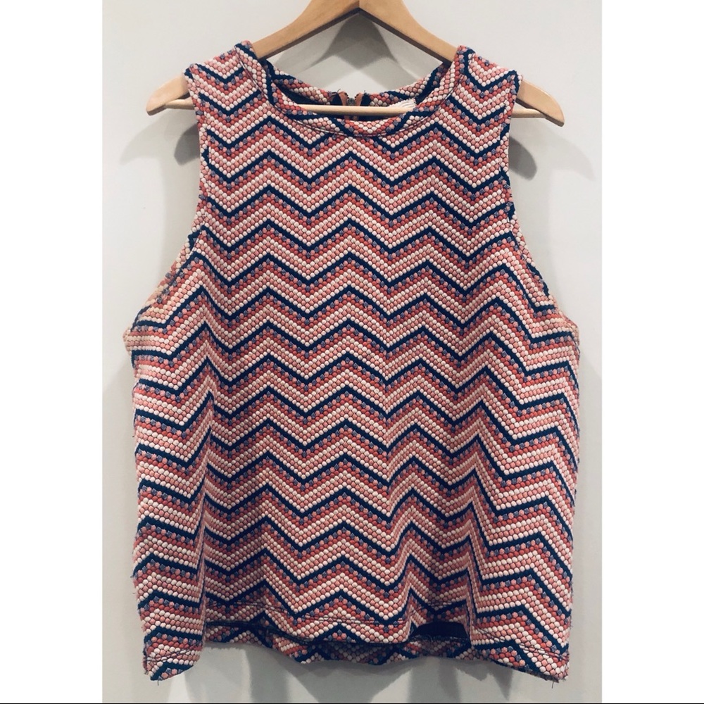 Anthropologie Multi-colored Sleeveless Shirt